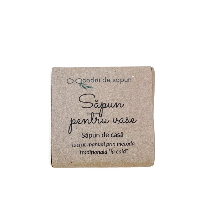 Sapun de casa pentru vase, 100% vegan, natural si zero-waste, 300g