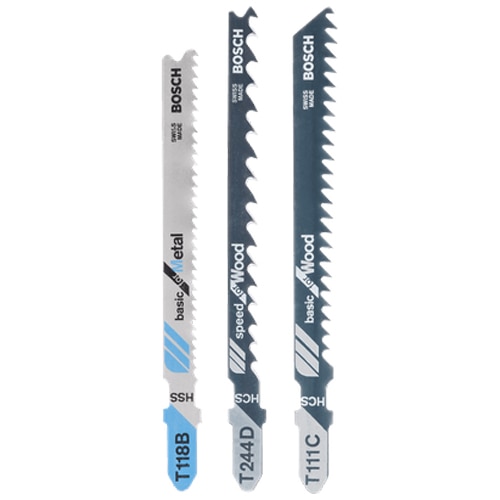 Panze fierastrau vertical Bosch 2609256741, pentru plastic / lemn / metal, set 3 bucati