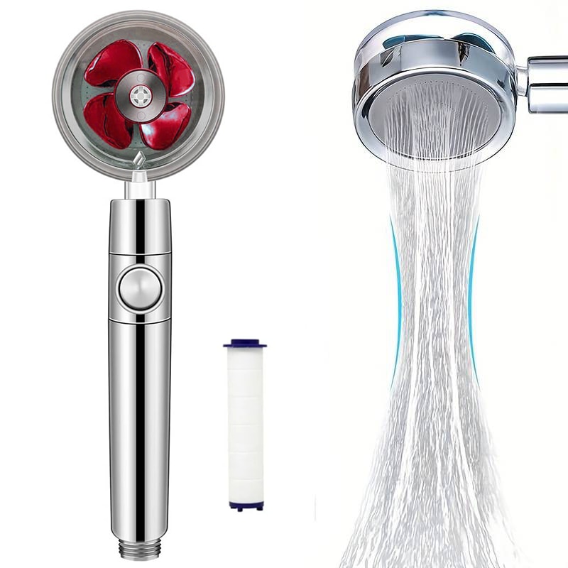 Cap de Dus CCmax cu Elice Rosie, Jet cu Presiune Foarte Puternica, Cap ...