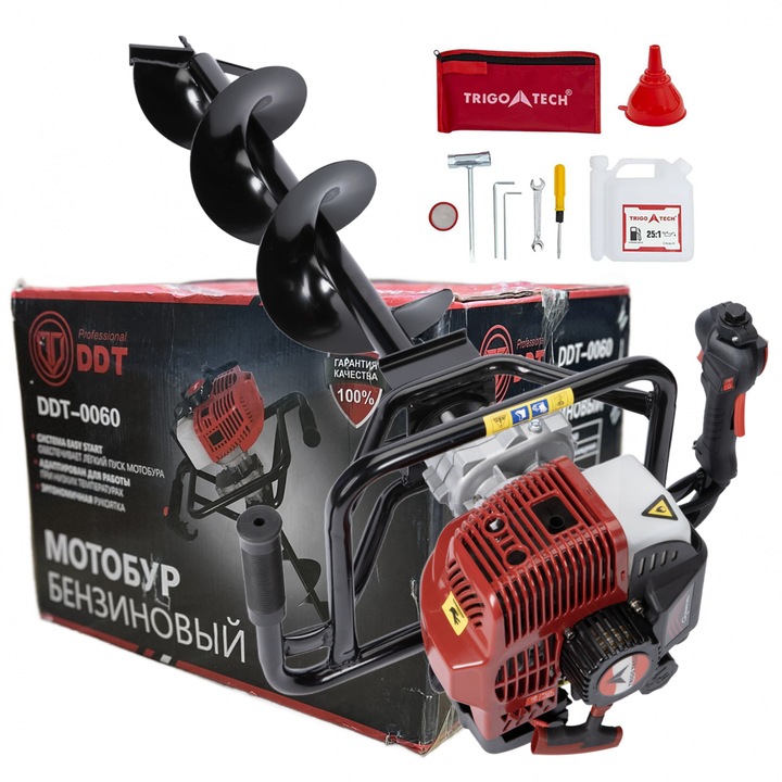 Motoburghiu/foreza pamant DDT 6 Cp, 8000 Rpm, fara burghiu