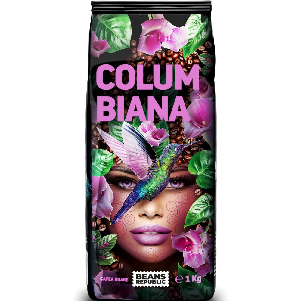 Cafea boabe, Columbiana 100% Arabica, Beans Republic, 1 kg