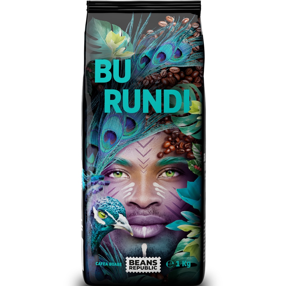 Cafea boabe, Burundi 100% Arabica, Beans Republic, 1 kg