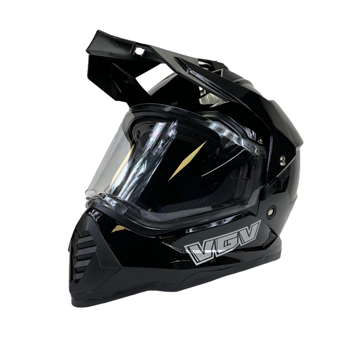 Motoros sisak, fantomfekete modell, M-es méret