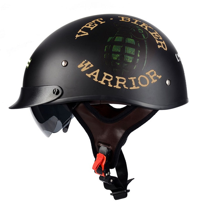 Motoros sisak, louisiana-harcos modell, m-es méret