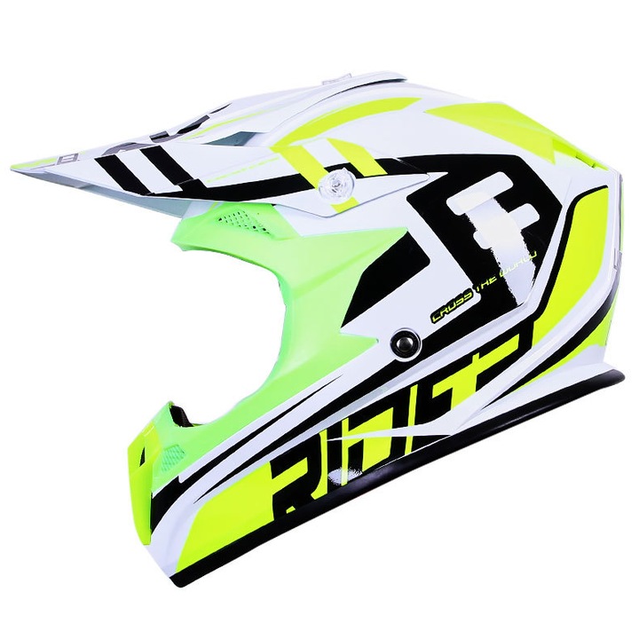 Motoros sisak, lovagmodell fehér, m-es méret