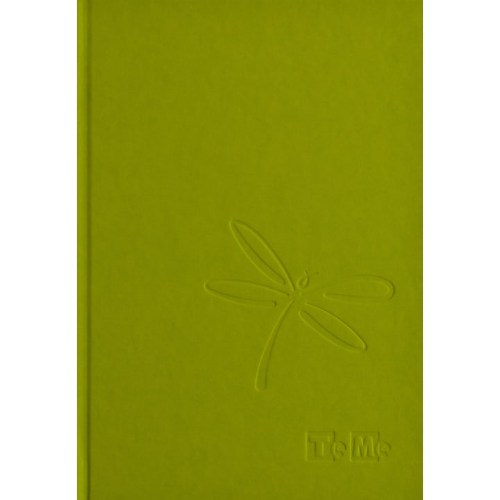 Caiet A5 premium, matematica, coperta cartonata, 112 file, cusut, culoare verde