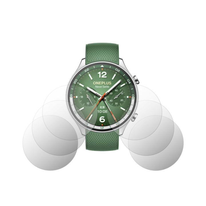 6 db Folie24 képernyővédő fólia készlet, OnePlus Watch 2R-hez, 3X Ultra-Clear + 3X matt, öntapadó, rugalmas, önregeneráló funkcióval