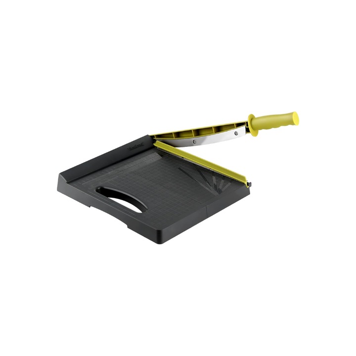 A4-es papírvágó, Meafeng, összecsukható guillotine típusú fogantyúval, Vágási hossz 30,4 cm, Kapacitás 16 lap