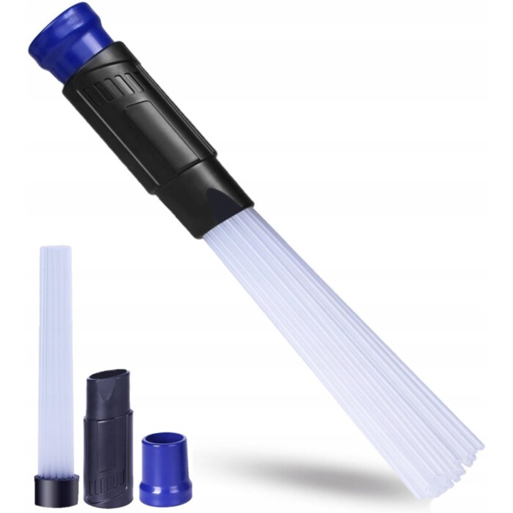 Fúvóka Tartozék, Univerzális Csatlakozó, A legtöbb porszívómodellhez illeszkedik, Időt takarít meg, 28x4.5cm, Fekete