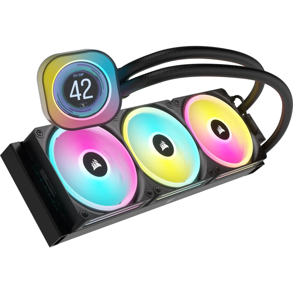 Cooler Corsair iCUE LINK H150i LCD, AIO 360 mm, 2400 RPM, Intel