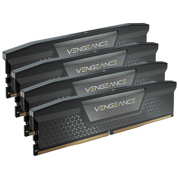 Памет Corsair Vengeance 128GB, DDR5, 5600MHz, CL40, 4x32GB, 1.25V, Intel XMP, Черен