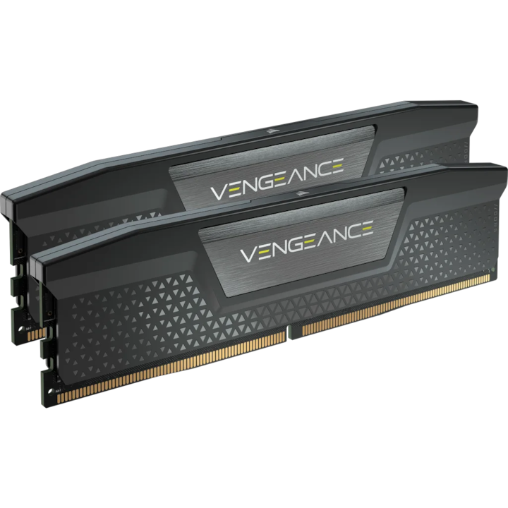 Памет Corsair Vengeance 32GB, DDR5, 6000MHz, CL38, 2x16GB, Intel XMP, Черен