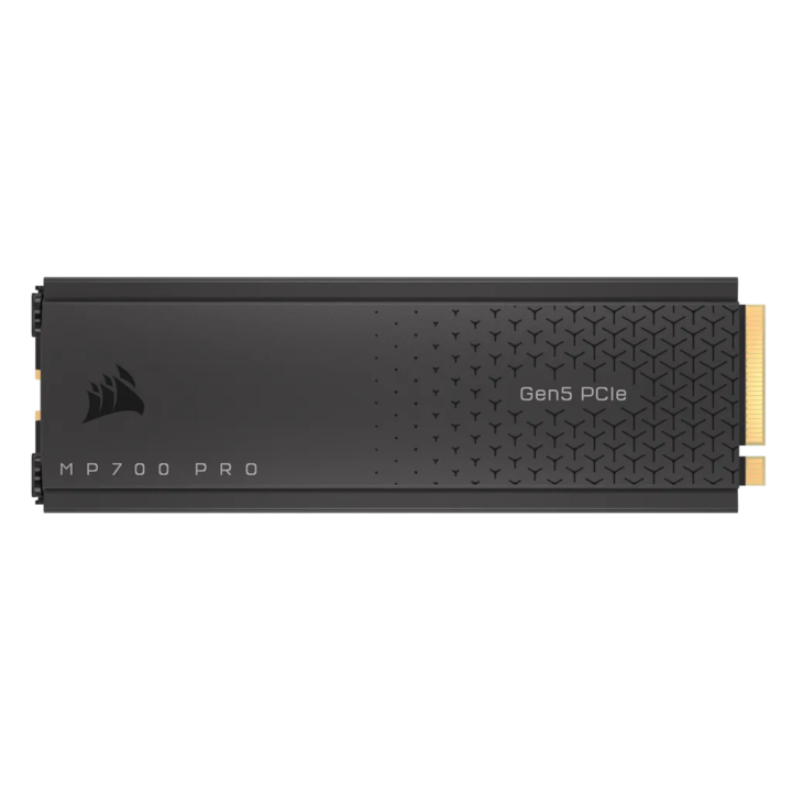 Solid State Drive (SSD) Corsair MP700 PRO с Air Cooler, 2TB, PCIe Gen 5.0 x4, NVMe, M.2, Черен
