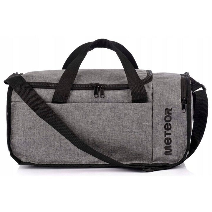 Geanta sport Meteor, 20L, gri melanj, 43x20x25cm