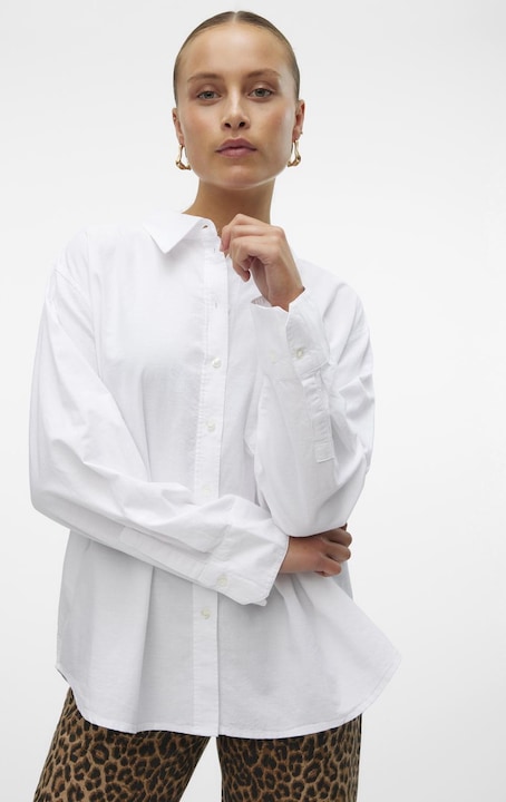 Noi ing, Vero Moda, Pamut, Feher, Csontszín