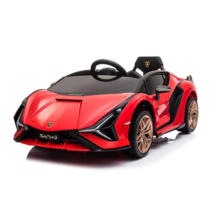Електрическа кола Lamborghini Sian 12V, Червена