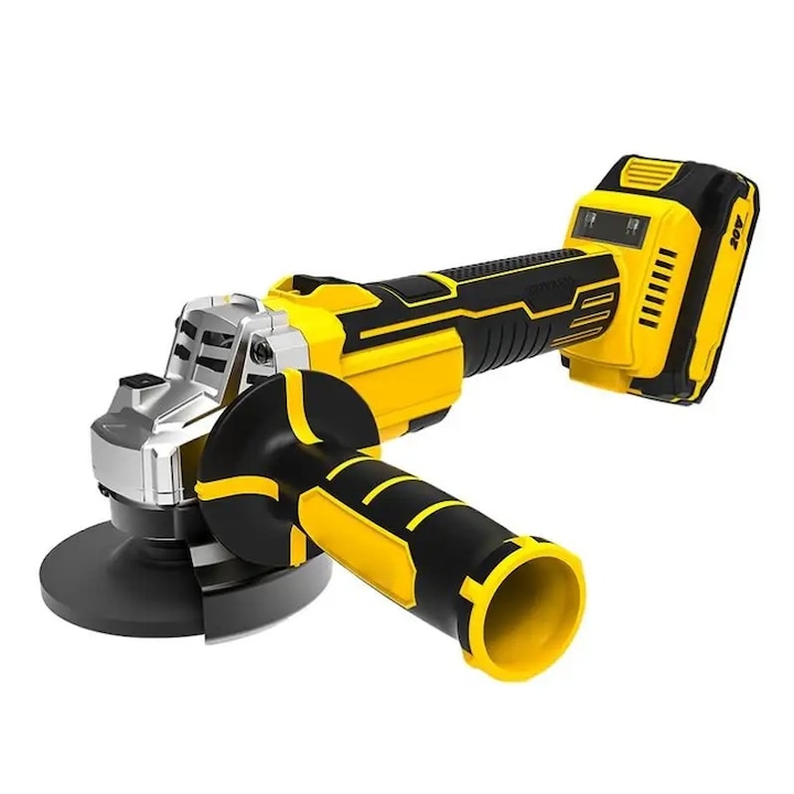 Polizor unghiular (Flex) 7STAR ® cu 2 acumulatori 36 V, 5 Ah, 8500 Rpm, 125 mm, statie incarcare, valiza inclusa si accesorii, Albastru
