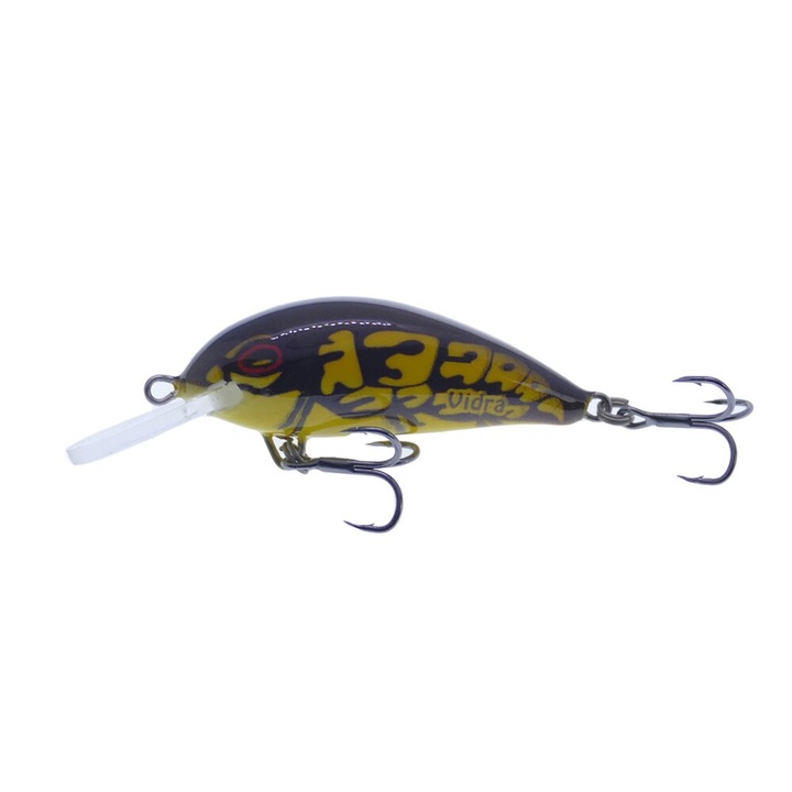 Vobler minnow Wobbler Vidra Agility, 4.5cm, 6gr, Sinking, W (Wasp) pentru pescuitul la clean, biban, pastrav, avat si stiuca