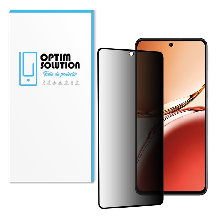 Optim Solution Nemes adatvédelmi fólia Oppo Reno13 FS 5G-hez, fekete