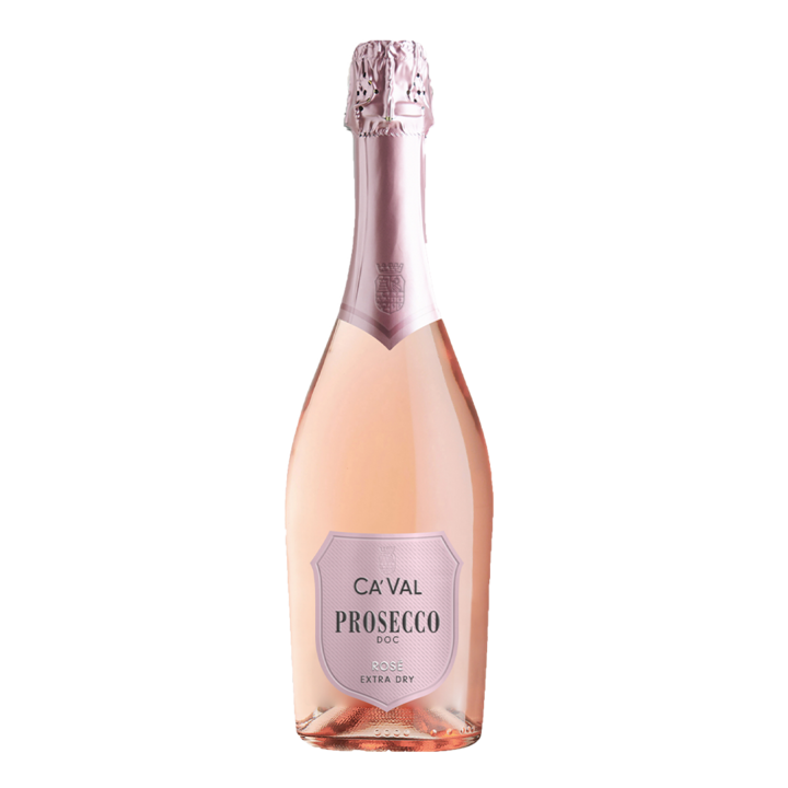 Ca'Val Prosecco DOC Treviso Rose Extra Dry 0.75 L