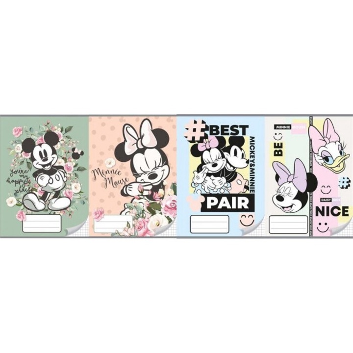 20 db A5 Beniamin füzet készlet, Minnie egér, 16 lap, 156x217mm