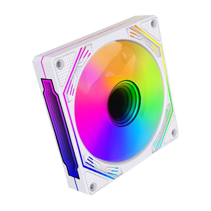 Ventilator PC JYMM Prism IV 4PRO, ARGB, control PWM temperatura, multicolor