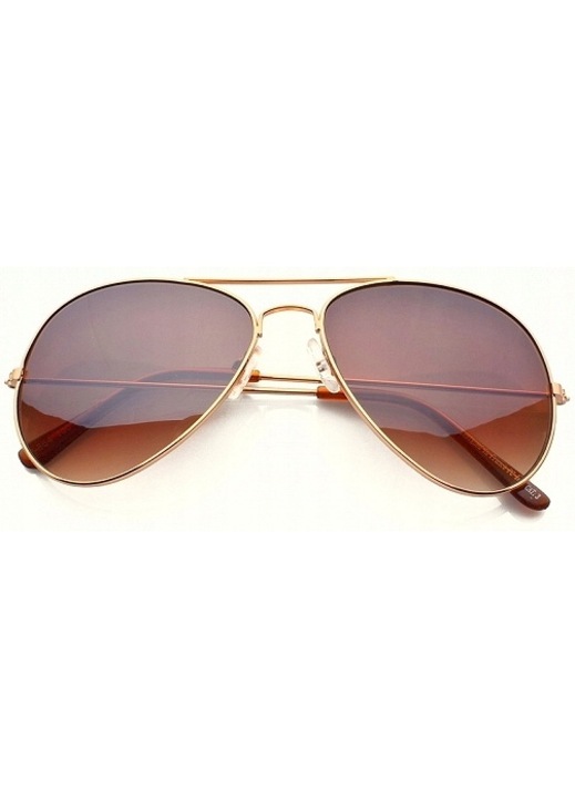 Ochelari de soare, Sunoptic Aviator, polarizati, auriu, universal