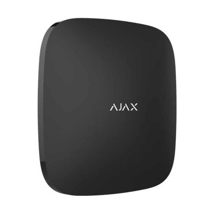 Centru de alarma Ajax HUB-BLACK, wireless, gestionare 100 dispozitive, 9 partitii, negru