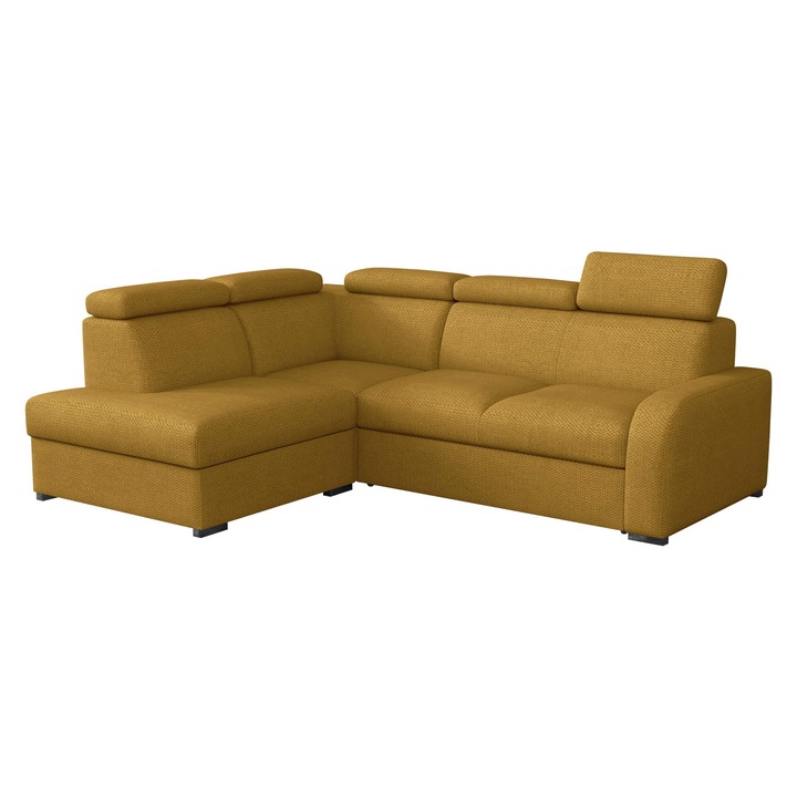 Coltar Losar 2rRLXp, MIRJAN24, stanga, galben, 200x250x85 cm