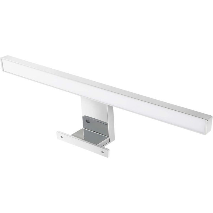 LED стенна лампа 30 см, AMRINUGL, неръждаема стомана, топла светлина, IP44