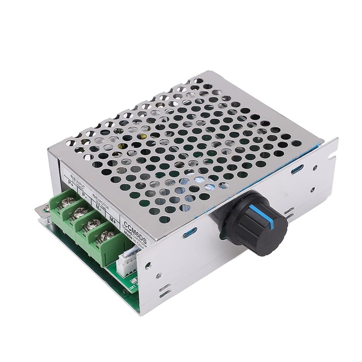 Regulator de tensiune, 2000W, 9VDC - 60VDC, 20A, Dimmer, Metal