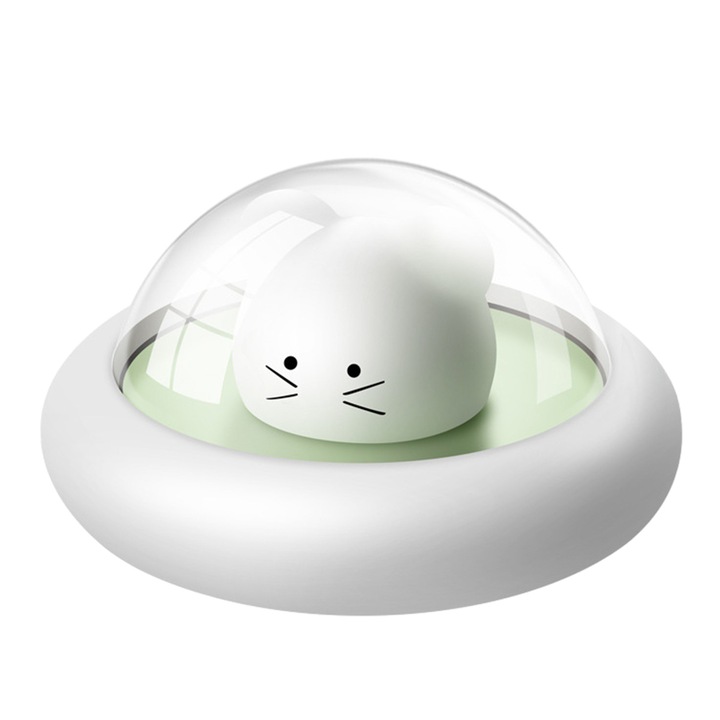 Veternica egér egérgyerekeknek 3 fényszinttel, újratölthető LED éjszakai lámpa 20 perces időzítővel és koppintásvezérléssel