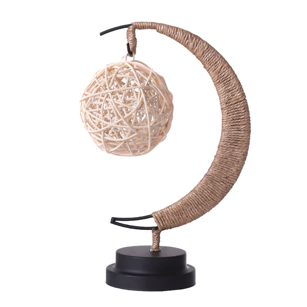 Lampa decorativa LED in forma de luna, Peysaitr, cadou ideal, 3