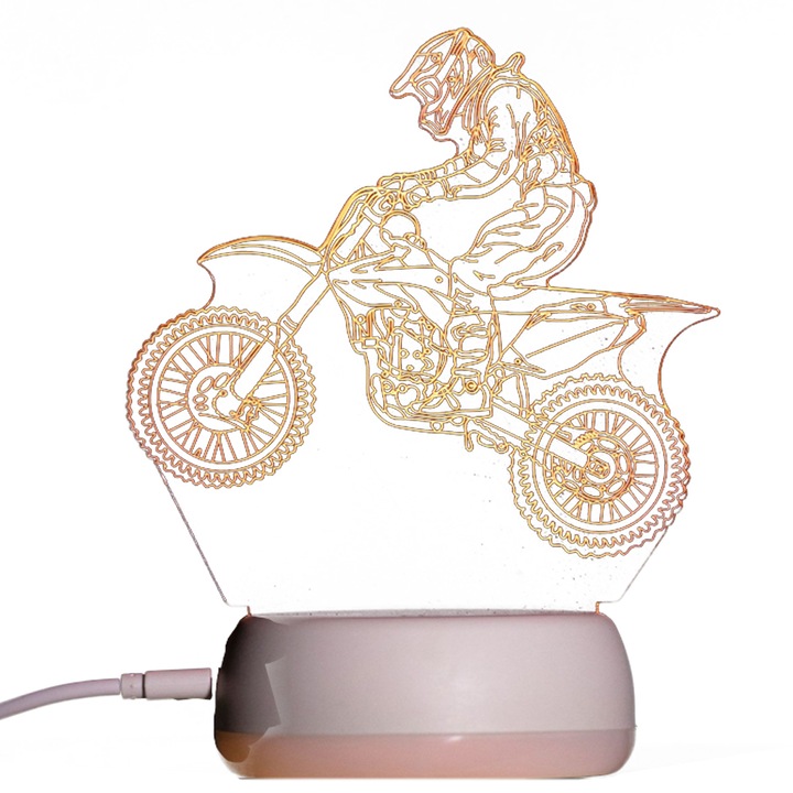 Lampa decorativa 3D de Craciun, cadouri cool pentru copii, style4