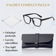 Set 2 Ochelari Protectie Calculator SuperTrends® Anti Lumina Albastra, Ochelari Gaming Fara Dioptrii Unisex, Ochelari Protectie Calculator Cu Lentile Transparente, Culoare Negru, Protectie Vizuala Pentru Laptop Telefon Tableta Televizor