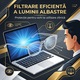 Set 2 Ochelari Protectie Calculator SuperTrends® Anti Lumina Albastra, Ochelari Gaming Fara Dioptrii Unisex, Ochelari Protectie Calculator Cu Lentile Transparente, Culoare Negru, Protectie Vizuala Pentru Laptop Telefon Tableta Televizor