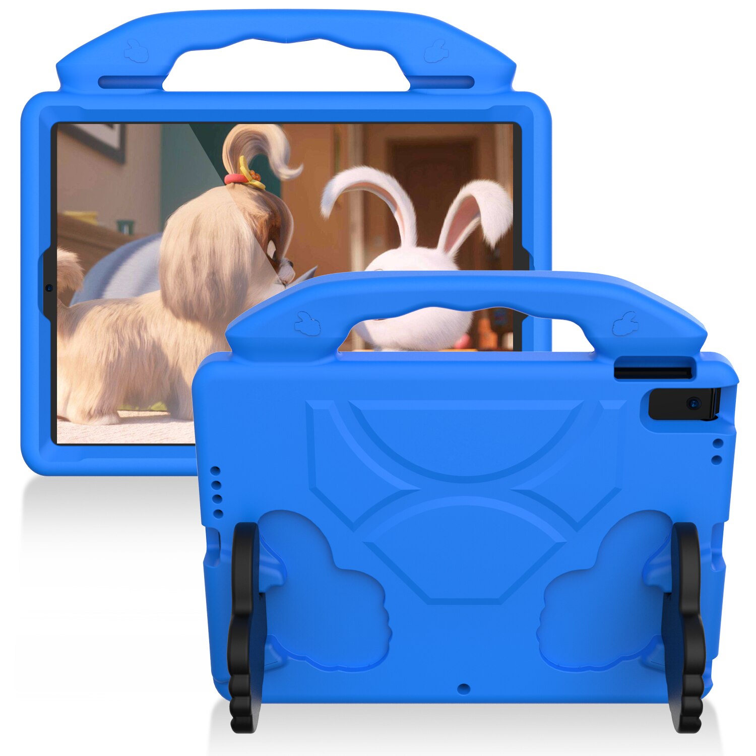 Husa pentru iPad 11 2025, iPad 10 2022 Shockproof de tip stand albastru