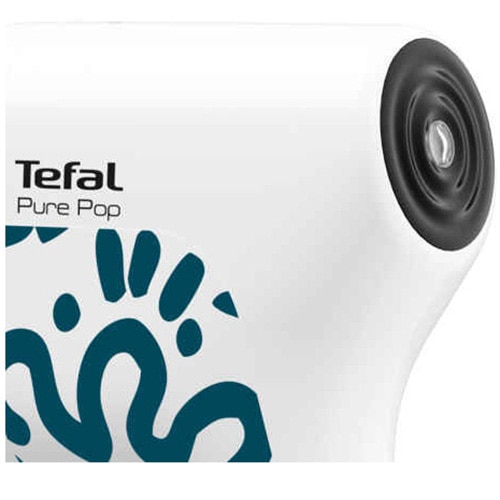 Aparat de calcat vertical cu abur Tefal Pure Pop, DT2040E1, 1300 W, abur variabil pana la 20 g/min, 2recipiente apa 70ml si 120ml, gata de utilizare in 15s, albastru/alb