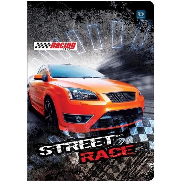 Set 20 caiete A5, Interdruk, linie colorata, colturi rotunjite, 213x156 mm