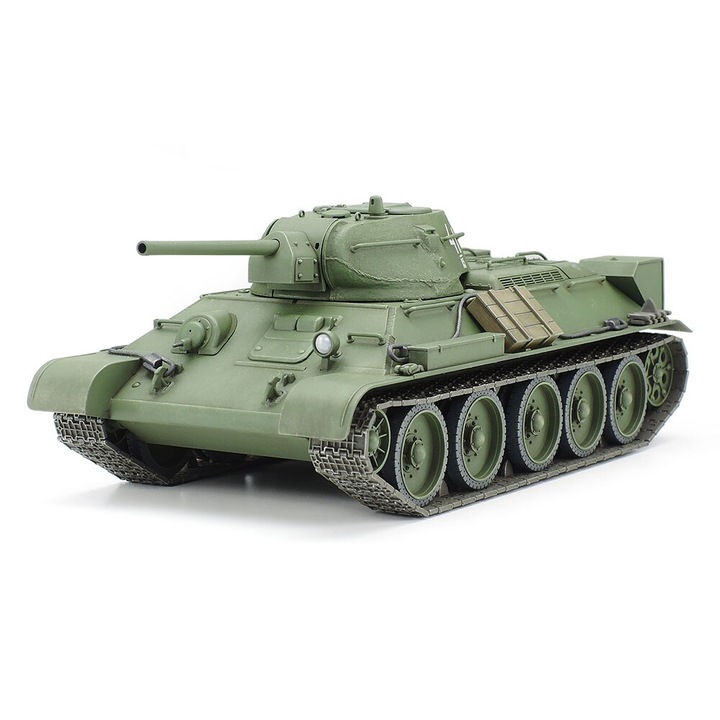 Macheta Militara de construit Tamiya T34/76 Russian Tank Model 1941 Cast Turret 1:48 TAM 32515