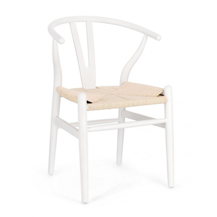 Artas fehér natúr fa szék 49x42x78 cm