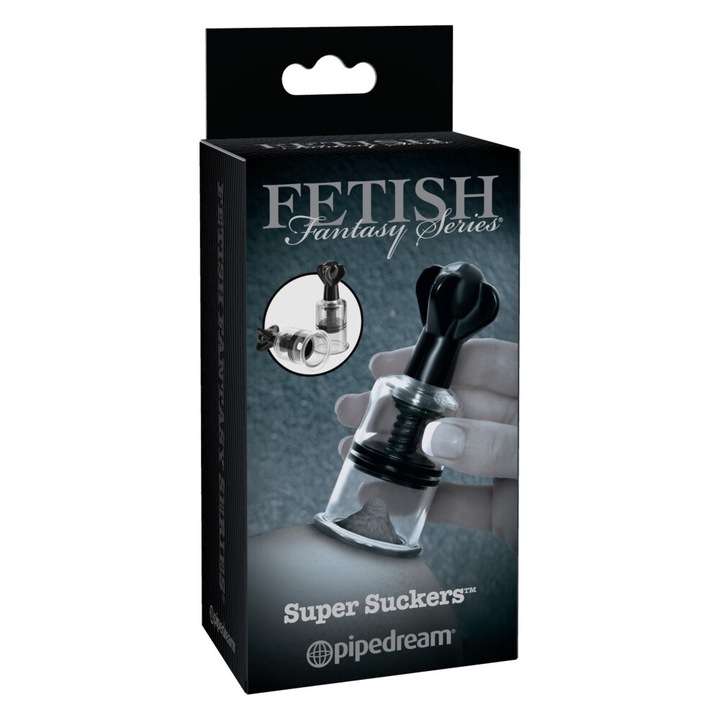 Вендуза за зърна Outlet Super Suckers, Черен