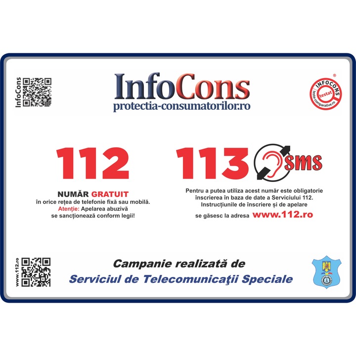 Semn Indicator, URGENTA, Placa PVC 4mm, 20x30 cm