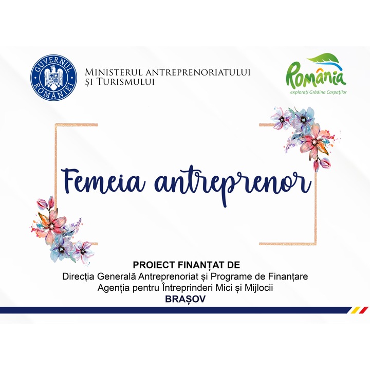 Set 2 panouri informative A3 Femeia Antreprenor 2024 - Brasov