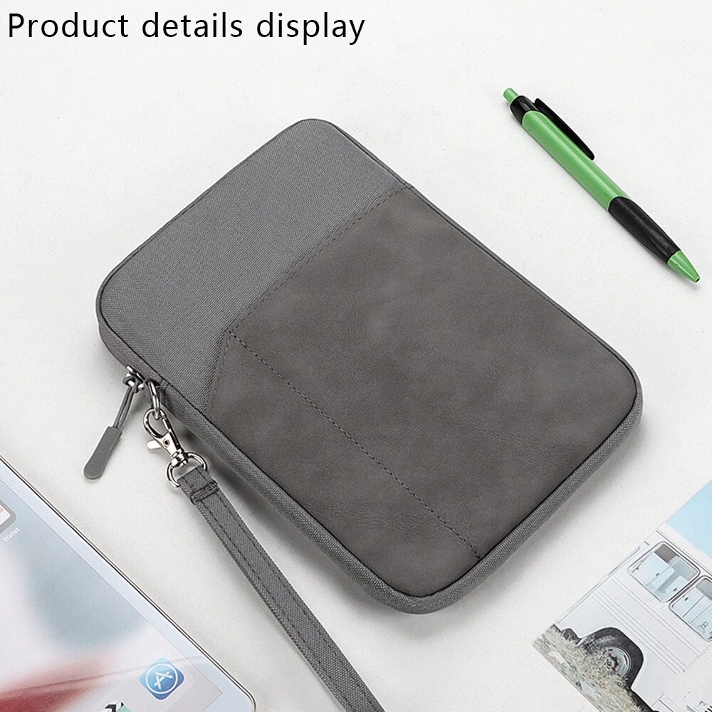 Husa pentru tableta 9.7-10.8 inch, impermeabila, cu buzunar, dimensiuni 28x22.5x2.5cm