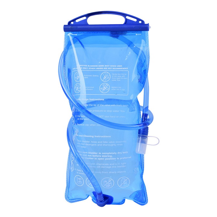 Rezervor hidratare HERUSI 1.5L elastic durabil transparent