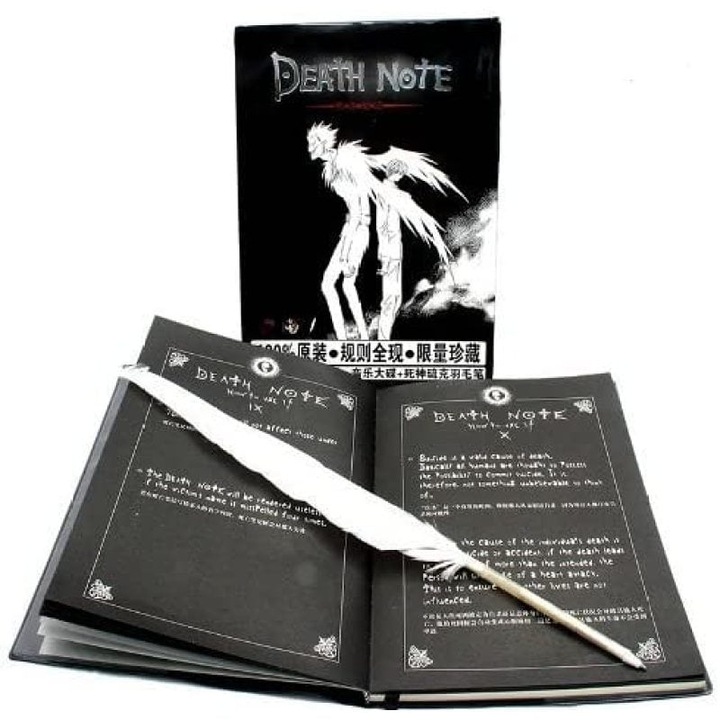 Set Penita cu Caiet Death Note, Multicolor