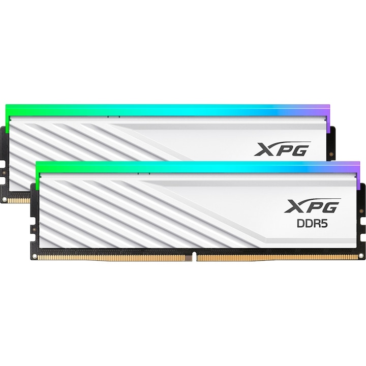 Adata 48GB / 6000 XPG Lancer Blade RGB Бял DDR5 RAM КОМПЛЕКТ (2x24GB) (AX5U6000C3024G-DTLABRWH)
