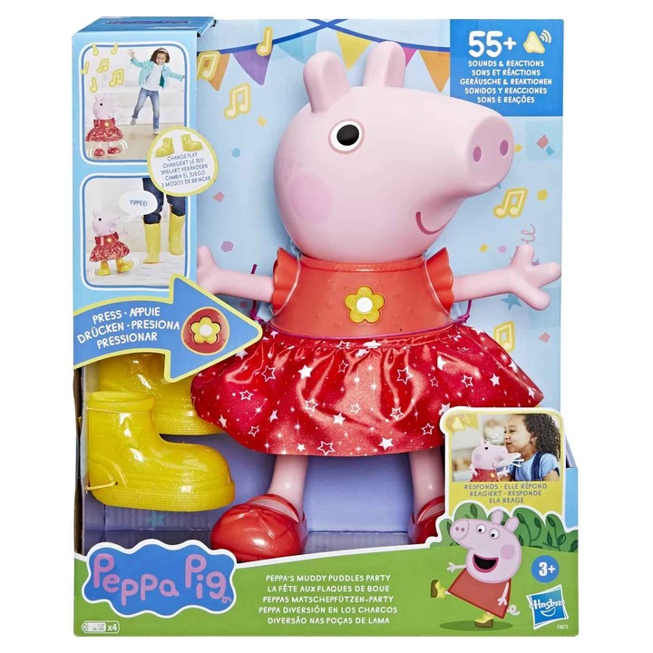 Интерактивна играчка Peppa Pig - Muddy Puddles Party
