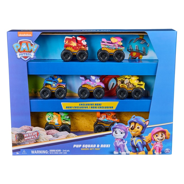 Set cadou Paw Patrol - Vehicule de salvare